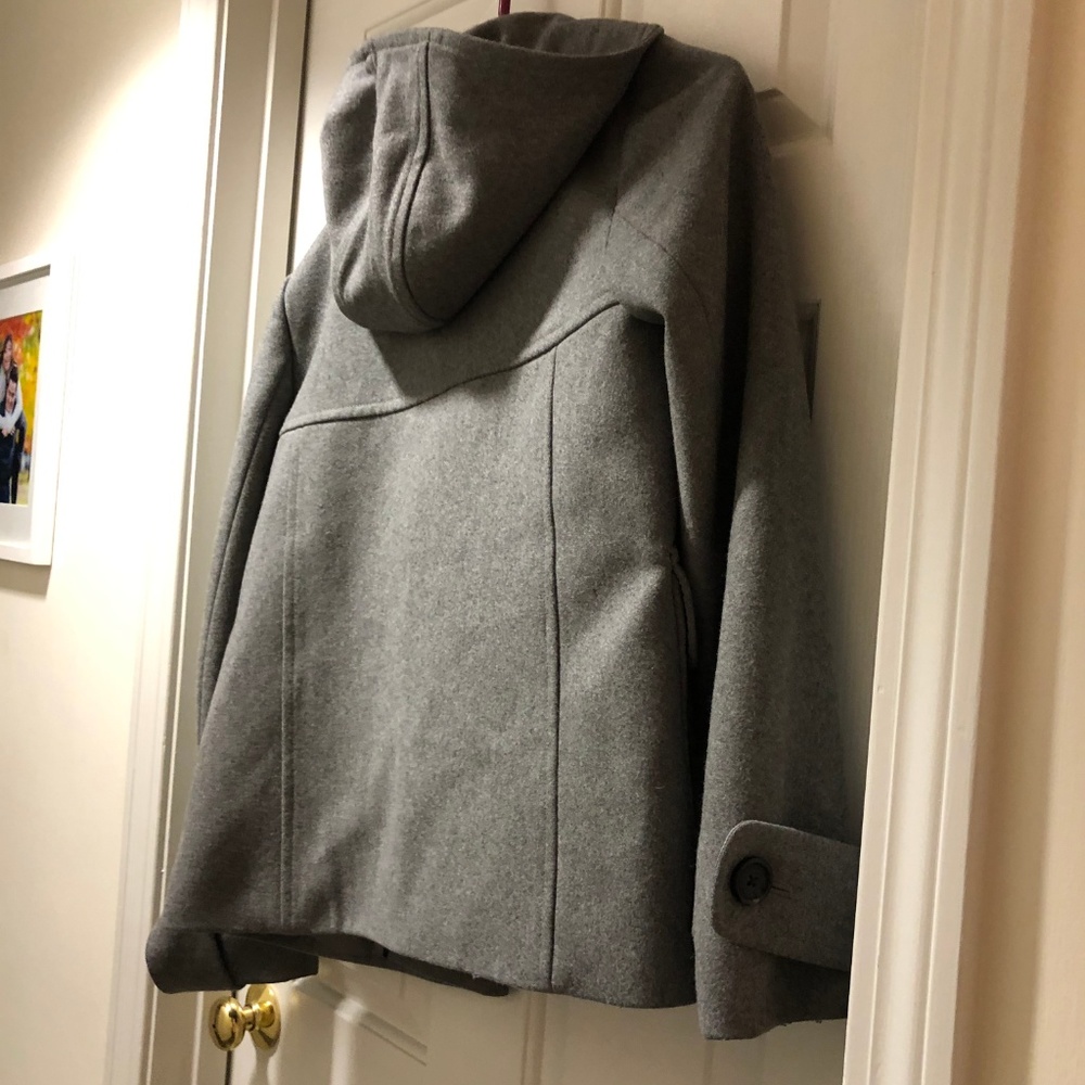 Wool Heather-Gray Toggle Peacoat - image 2